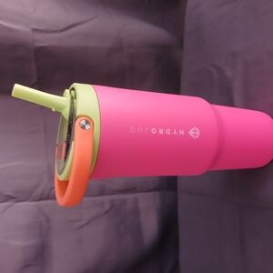 HydroJug Pink and Green Tumbler